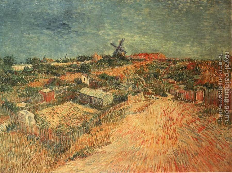 Vincent Van Gogh : Vegetable Gardens in Montmartre II
